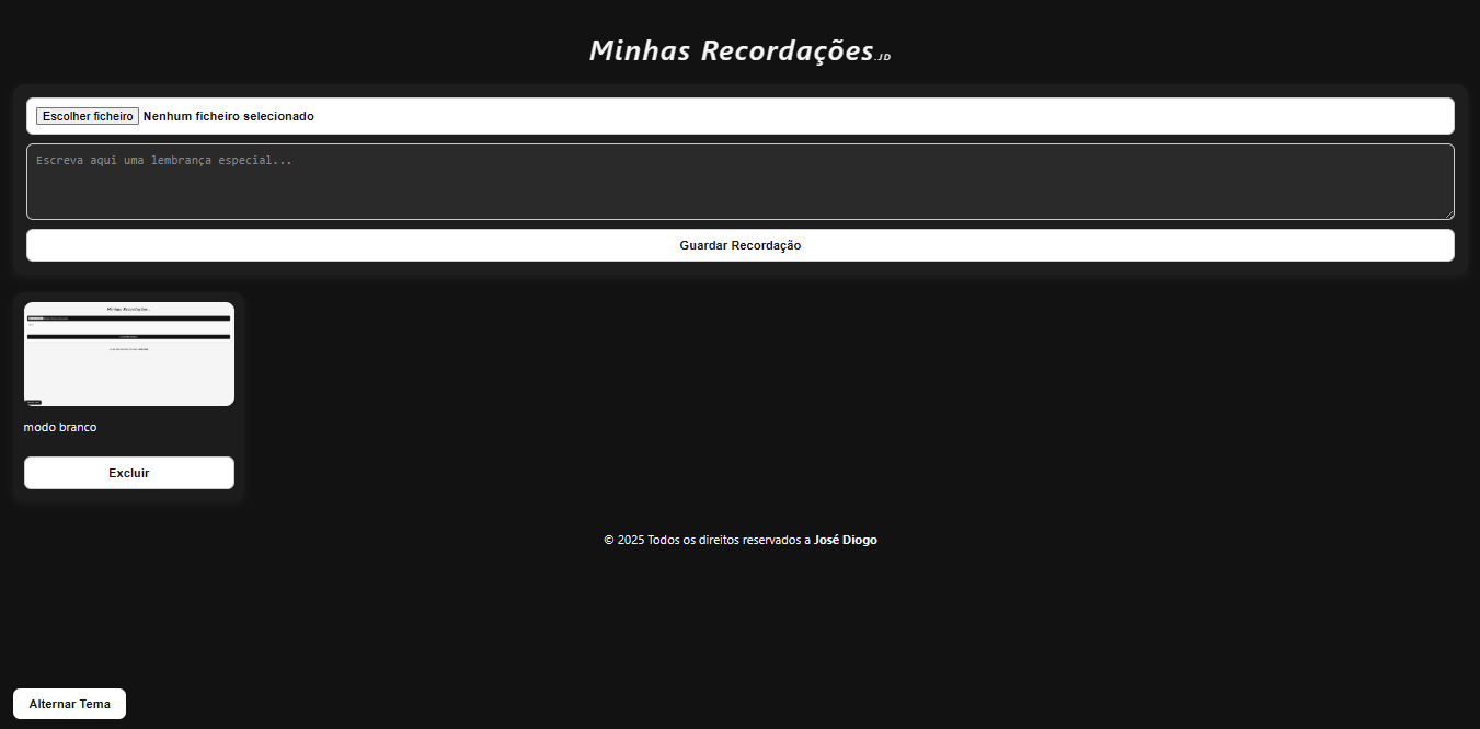 Minhas Recordações